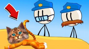 НОВЫЙ ГЕНРИ СТИКМАН The Henry Stickmin Collection Весёлый Кот