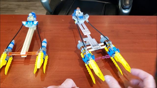 LEGO Star Wars Anakin's Podracer 7131 (1999) & 75258 (2019) Comparison... смотреть онлайн