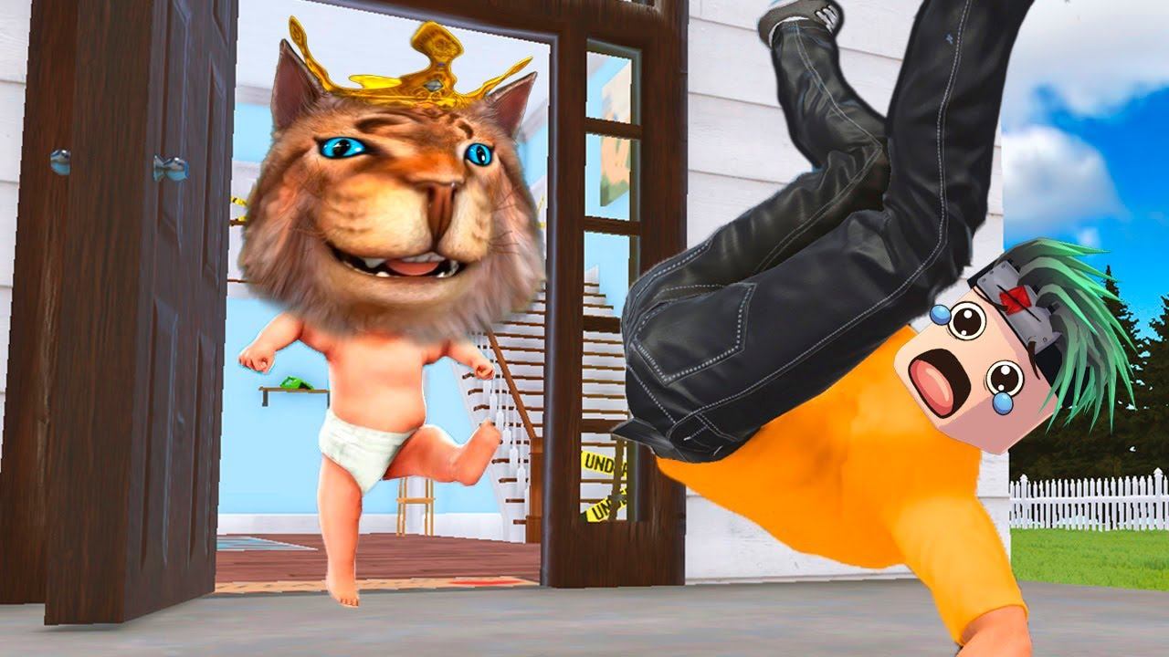 Я РЕБЕНОК в Жёлтом Who's Your Daddy Кто Твой Папочка Весёлый Кот смотреть онлайн