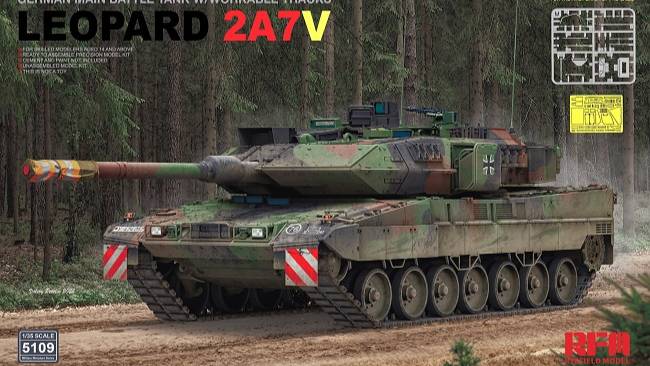 Распаковка Rye Field Models 1 35 RM-5109 Leopard 2A7V смотреть онлайн