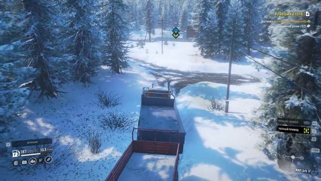 SnowRunner - АЛЯСКА - ПОРУЧЕНИЕ - УПАВШИЙ СТОЛБ #snowrunner смотреть онлайн