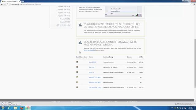 AVG Offline Update смотреть онлайн