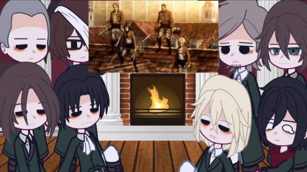 Attack on titan reacts to AOT in 9 minutes | gacha club | definitely not accurate