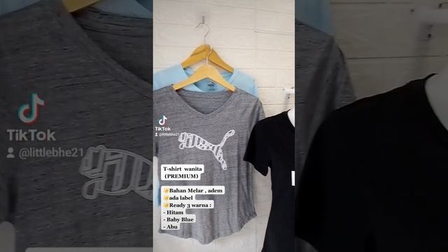 Kaos Wanita V neck Brand Puma / Kaos Premium Puma #kaosbranded #kaosvolimurah #kaosvneck#kaospuma смотреть онлайн