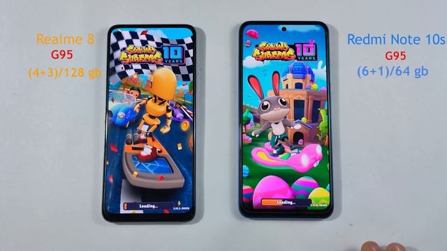Realme 8 vs Redmi Note 10s Speed Test comparison After Update смотреть онлайн