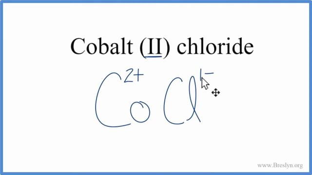 How to Write the Formula for Cobalt (II) chloride смотреть онлайн
