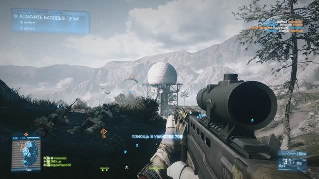 Вечерний Battlefield # 27. Battlefield 3.Вершина дамаванды. Штурм. Игра по сети. смотреть онлайн