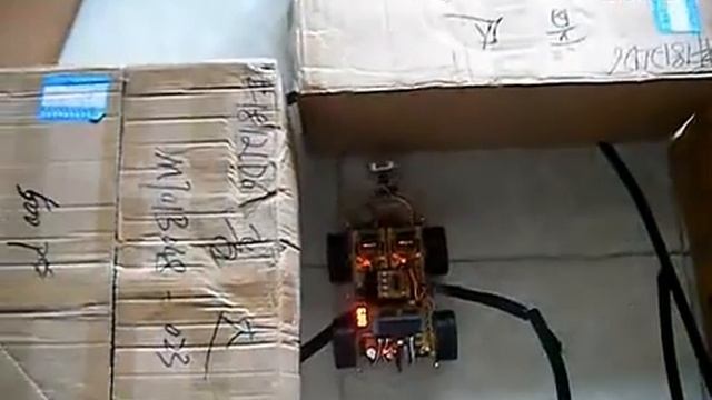 ZK 4WD ultrasonic obstacle avoidance smart car chassis arduino смотреть онлайн