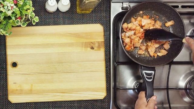 Очень вкусные кабачки с форелью. Very Tasty Zucchini With Trout.