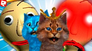 ДВА КОТА ПОШЛИ В ШКОЛУ БАЛДИ! КОНТРОЛЬНАЯ РАБОТА! Baldi's Basics in Education and Learning