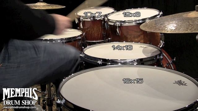 Used Yamaha PHX Phoenix Drum Set 22/10/12/14/16 - Textured Amber Sunburst смотреть онлайн