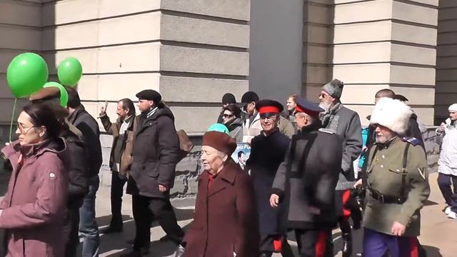 Воронеж 6 апреля . Шествие против добычи никеля. смотреть онлайн
