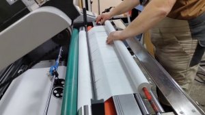 ЗАПУСК СТАНКА ПО ИЗГОТОВЛЕНИЮ ЧЕК ЛЕНТЫ ИЗ ТЕРМОБУМАГИ 57 ММ И 80 ММ