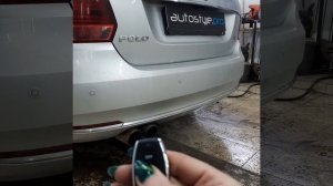 VW Polo - заменили банку глушителя, установили электронную заслонку
