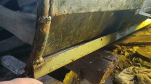 Отвал для снега на минитрактор, доработка