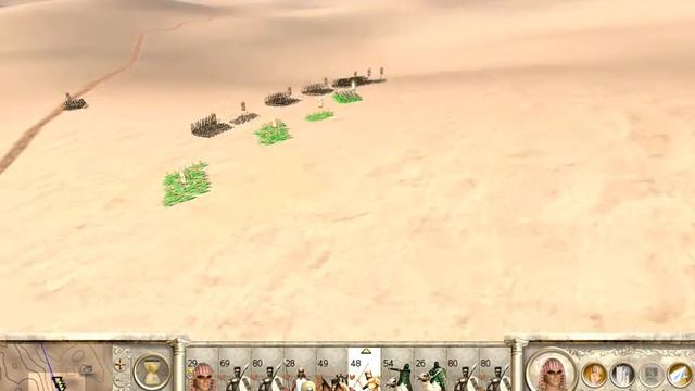 Rome Total War Прохождение за Египет №2(Медленно и плавно...но с перебоями) смотреть онлайн