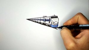 Как нарисовать Поезд