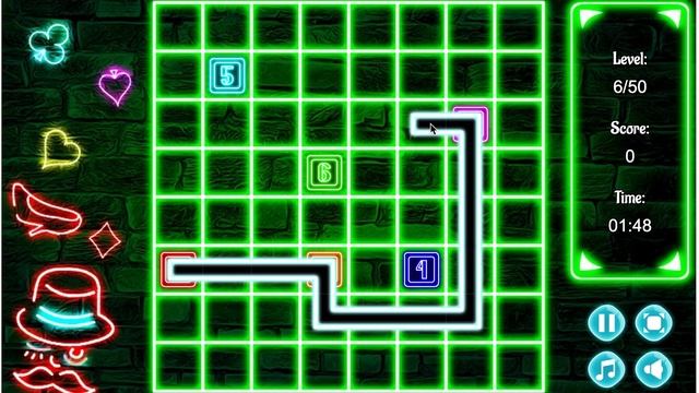 Neon Dots | Free Online HTML5 Games смотреть онлайн