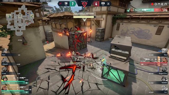 TLN Patt 4k Retake Vs ZETA On Haven | VCT Pacific