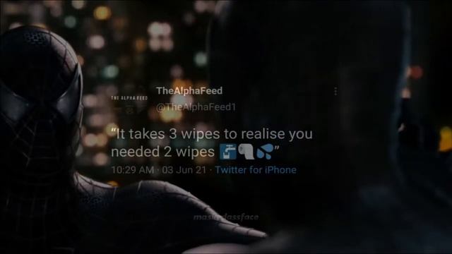 "It takes 3 wipes to realise you needed 2 wipes" смотреть онлайн
