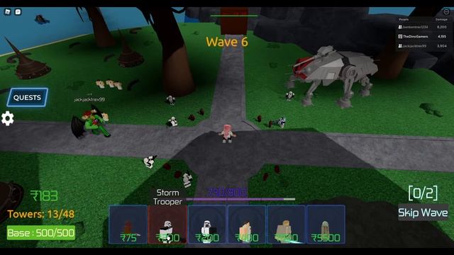 Star Wars Tower Defense Update - Classic Mode! - Roblox смотреть онлайн