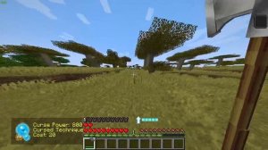 магическая битва майнкрафт выживание за годжо сатору #1