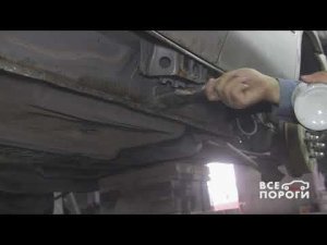 Процесс замены порогов Toyota Corolla. Все Пороги