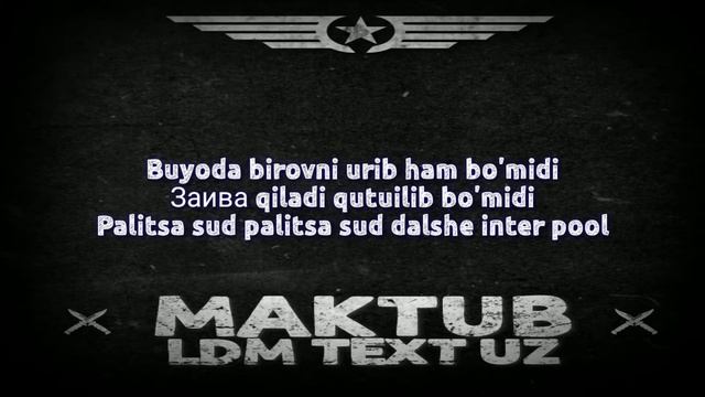 MINOR Ft  Elmurod - Maktub TEXT