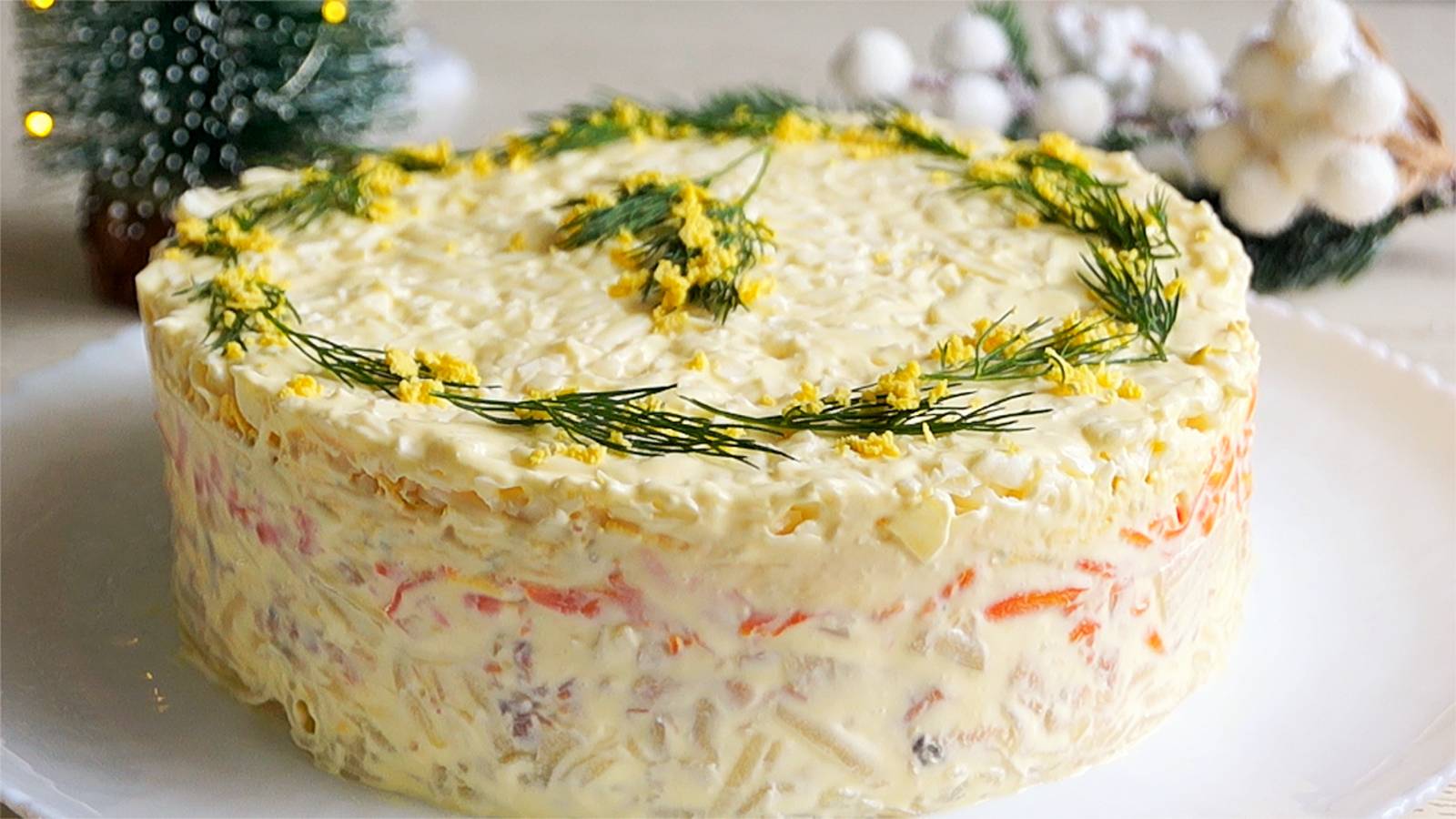 Бесподобная "Мимоза" салат на праздничный стол. Салат нежный и вкусный смотреть онлайн