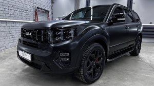 Полная оклейка Kia Mohave в матовый полиуретан