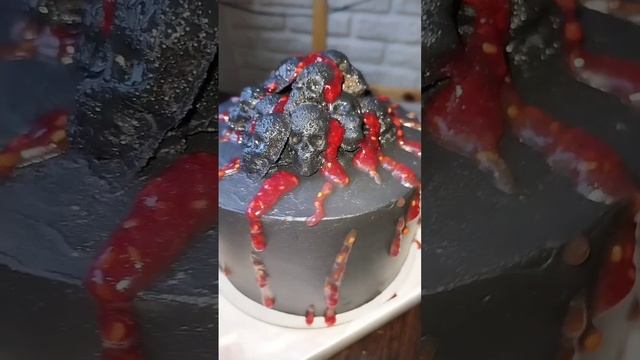 Торт с черепами 😍