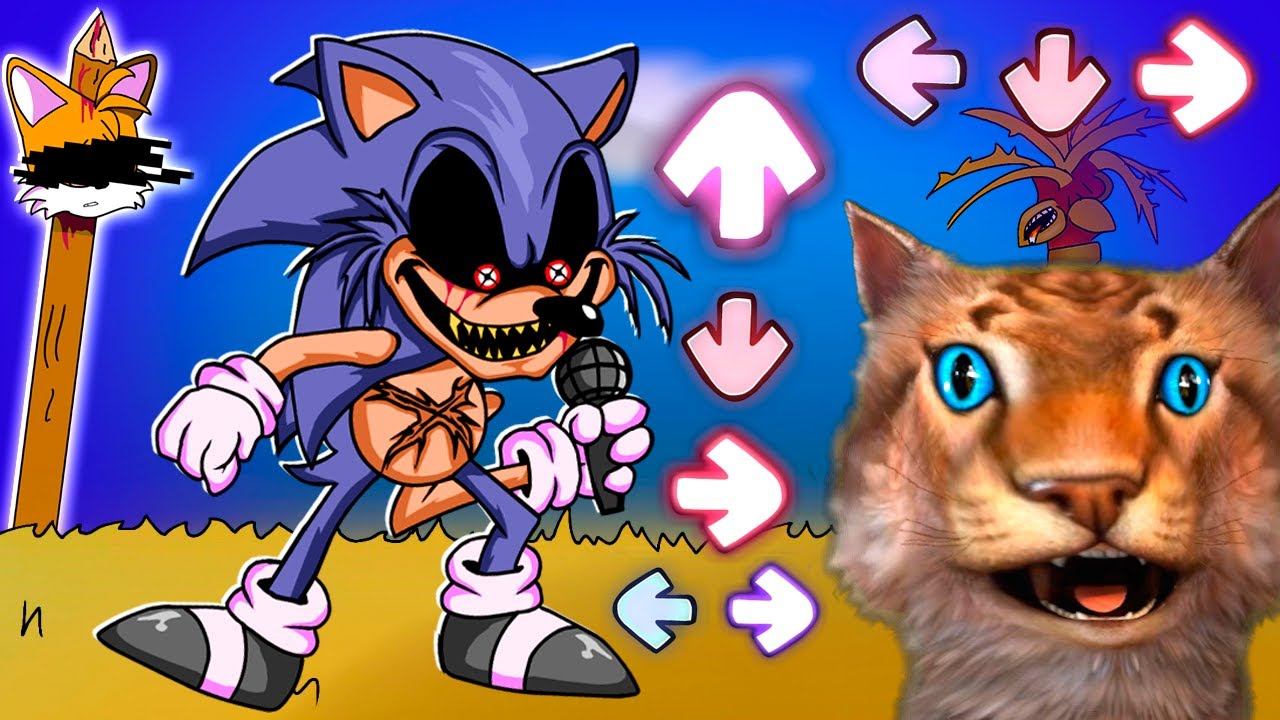 СОНИК EXE во Friday Night Funkin' - VS Sonic.EXE fnf mod смотреть онлайн