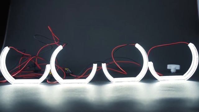 C Shape Crystal Angel EYES White BMW F30 | TTAUTOSPEED