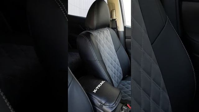 Видео обзор авточехлов из экокожи со вставкой алькантары на Nissan X-Trail T32!!! "Avtoshik163" смотреть онлайн