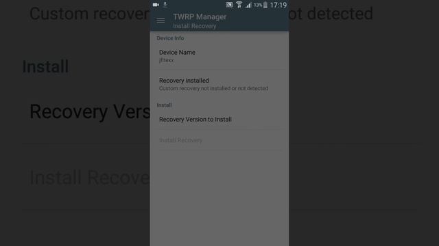 Instalando custom recovery - Galaxy s4 - TWRP (Sem Pc) смотреть онлайн