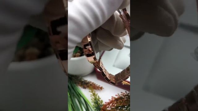 ⌚️ Женские часы Pandora, цвет: золото/белый⚡️ смотреть онлайн