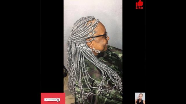 Grey Locs For Extreme Gorgeousness// Beautiful Black Women смотреть онлайн