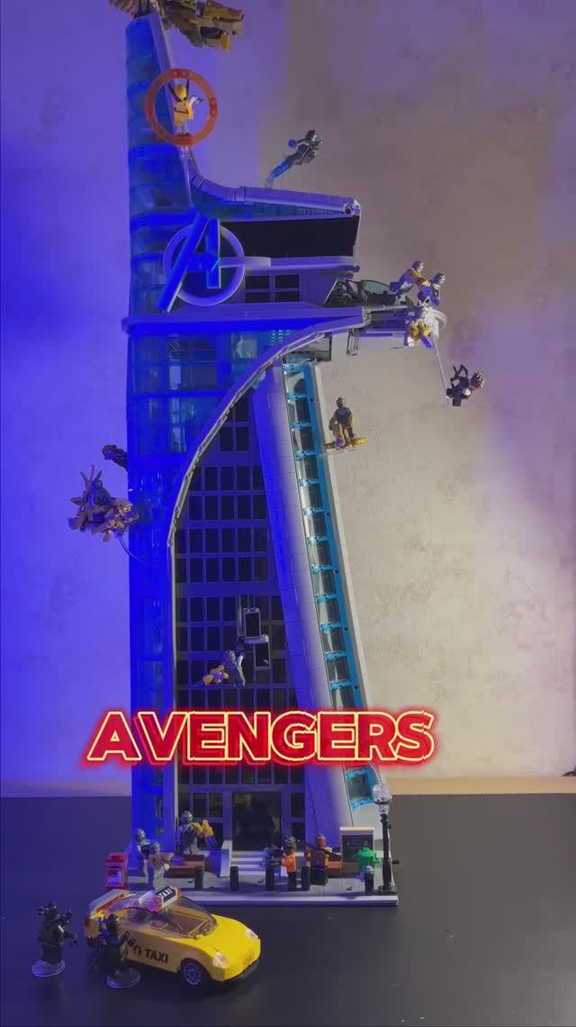 💭Lego Marvel The Avengers Tower (Башня Мстителей) смотреть онлайн