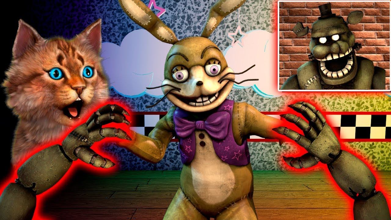 ИГРАЮ ЗА АНИМАТРОНИКА ДРЕДБЕР ИЗ FNAF 8 VR HELP WANTED / ФНАФ 3D ПУГАЮ ОХРАННИКА / КООП FNAF ROBLOX смотреть онлайн