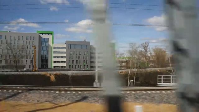 Москва, МЦК, 09.04.2017, весна, плавность хода, тишина в вагоне смотреть онлайн