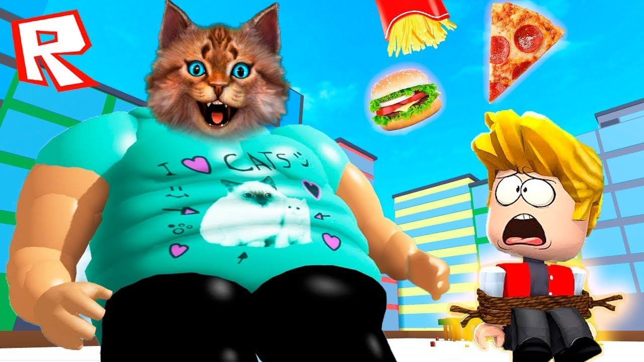 САМЫЙ ГИГАНТСКИЙ КОТ В ROBLOX! Весёлый Кот смотреть онлайн