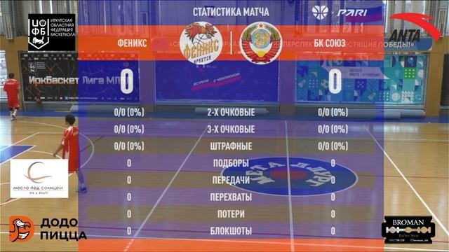 Феникс (Иркутск) - БК Союз (Иркутск) 14.04.2024 смотреть онлайн