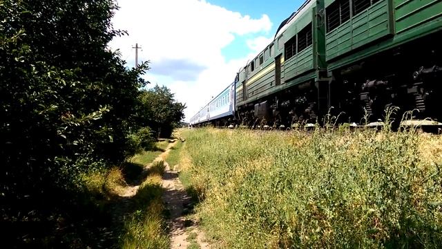 2ТЭ10Ут-0070 с поездом Интерсити смотреть онлайн