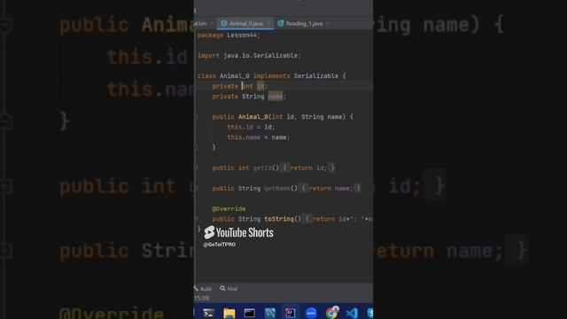 Java serializable 3 #coding #programming #java #обучение #программирование #javaprogramming #code смотреть онлайн