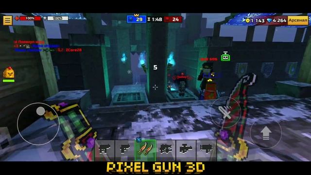 Кинжалы ассасина в Pixel gun 3D {review} (#344) смотреть онлайн