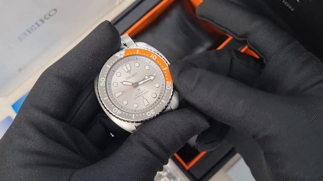 Review Seiko Turtle SRPD01K1 Dawn Grey Europe Limited Edition 2018 pcs смотреть онлайн