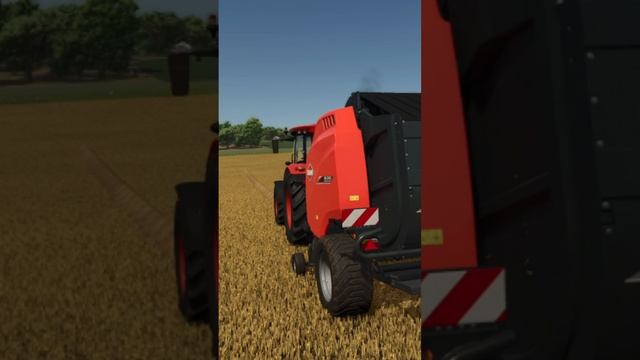 Тюкование работа контракты в Farming Simulator 25 #fs25 #shorts смотреть онлайн