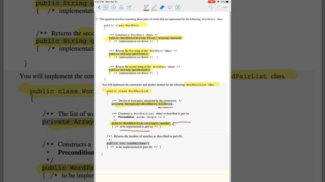 AP computer science 2018 number two part a смотреть онлайн