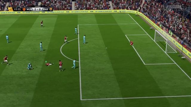 Fifa 18 | Manchester United vs Barcelona | Challenge Match | MSI Titan Pro | 1080 P |Max Setting | смотреть онлайн