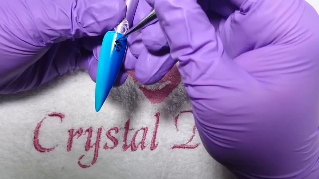 Ombre and Transfer foil Nail art смотреть онлайн